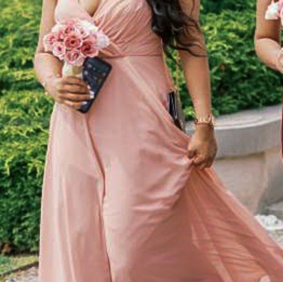 Coral Long Dress - Picture 2 of 3